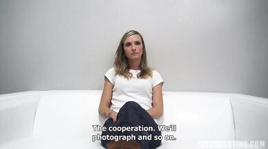 Amateur eslovaca follada en un Czech Castingu