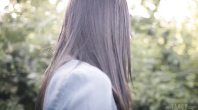 Emily Willis and Gianna Dior playing outside