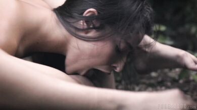 Emily Willis and Gianna Dior playing outside