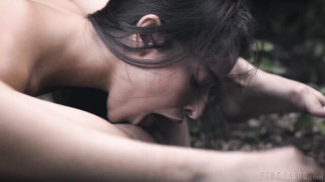 Emily Willis and Gianna Dior playing outside