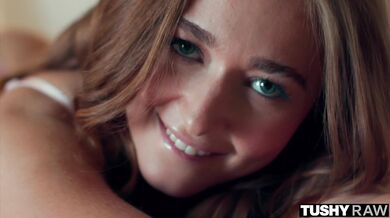 Tushy RAW - Curvy beauty Callie Black opens her round ass wide open