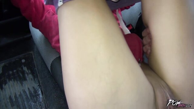 Gina Gerson fucks in the car