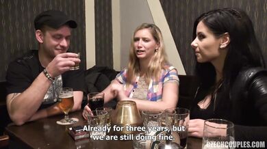 Parejas checas en sexo grupal