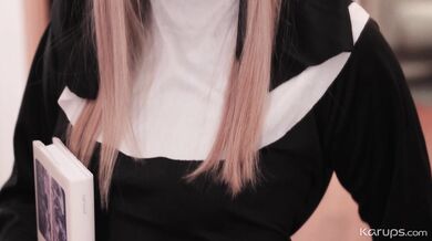 Lucky Bee as lustful nun