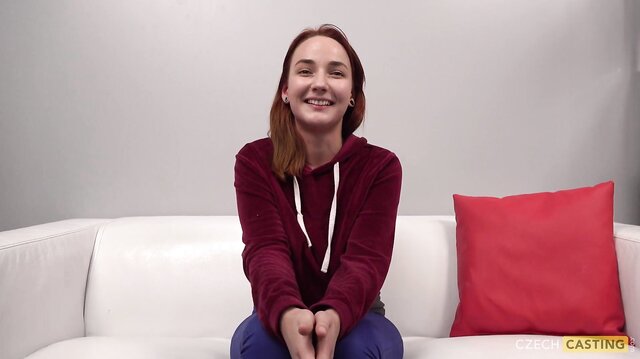 Hot busty Czech redhead amateur Nikola