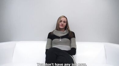 Skinny shy amateur Michaela plays around a bit