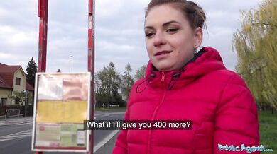 Public Agent - Fucking and facial cumshot of cute cheating beauty Milla Fox