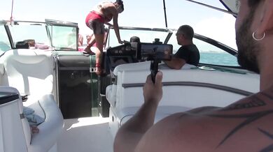 Sailing and fucking on yacht