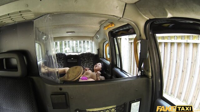 Fake Taxi - Busty client filled with cum in London