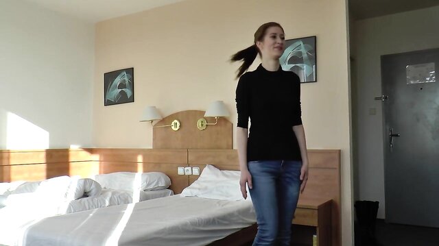 Petite teen gets first anal sex and creampie