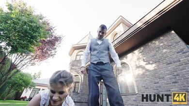 La novia Sarah Kay se folla a un extraño por dinero delante de su nuevo marido