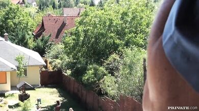 Gina Gerson and Krissy Style in threesome with old guy