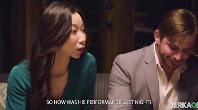 Azjatki takie jak Nicole Doshi, Xia Qing Zi i Chu Meng polują na amerykańskie kutasy