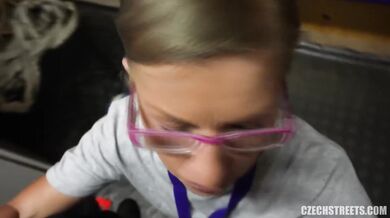 Mature Czech teacher fucks in front of her students