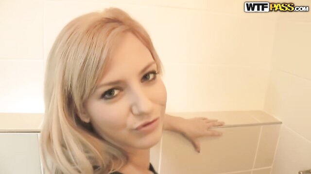 Pretty street girl fucks in public for money