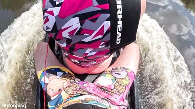 Fucking while riding jet ski