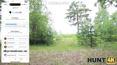 Fucking in the forest with teen slut Chloe