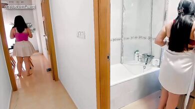 Trzy lesbijki w domu