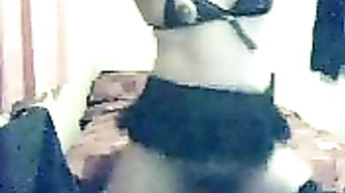 Dancing for my hubby friends as they sit and play