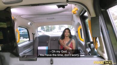 Fake Taxi - Desi student loves sex! POV blowjob and hard fuck with Indian beauty Suraya Ndia