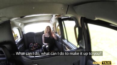 FAKE TAXI - I had fun with her big tits and her Ginger pussy