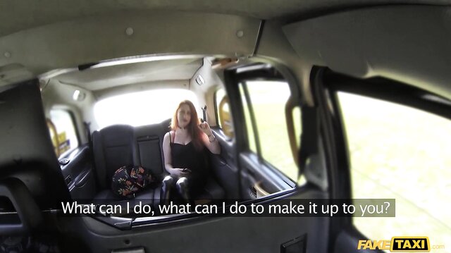 FAKE TAXI - I had fun with her big tits and her Ginger pussy