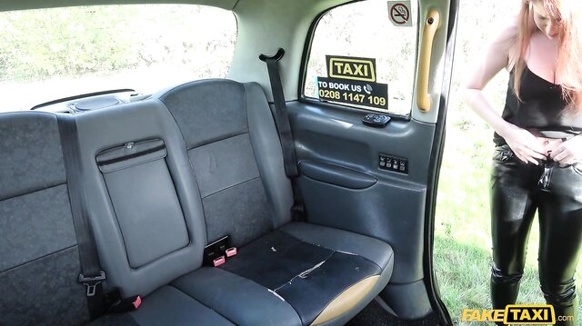 FAKE TAXI - I had fun with her big tits and her Ginger pussy