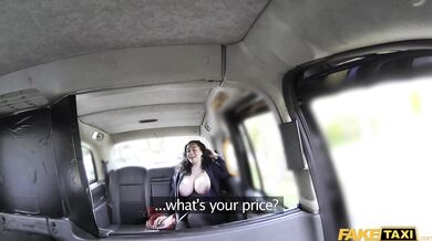 Fake Taxi - Huge big tits and Beautiful hairy Latina pussy