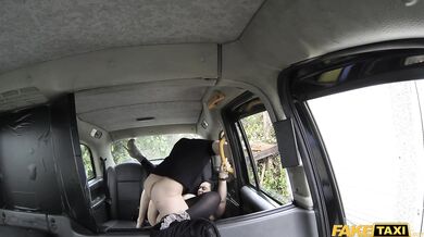 Fake Taxi - Huge big tits and Beautiful hairy Latina pussy