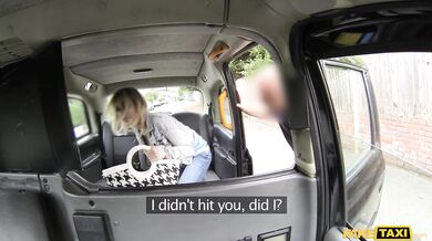 Fake Taxi - Cute little blonde Chessie Kay with BIG titties gets big facial