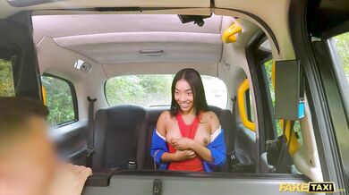 Fake Taxi - Petite Colombian Linda Baker squirts everywhere fast hard fuck POV blowjob