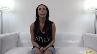 Skinny hottie at Czech Casting