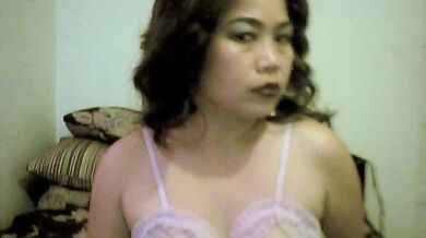 Wearing my new pink nightie for filming tonight