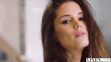 Horny Swinger Couple Shares Hot Brunette