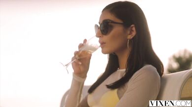 Horny Swinger Couple Shares Hot Brunette