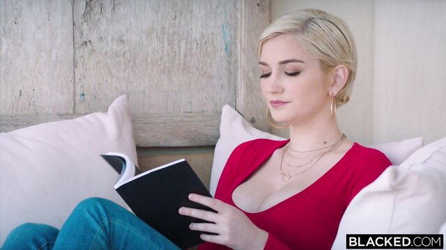 Blonde Babe Skye Blue Treats Herself To Bbc