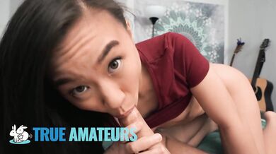 Kimmy Makes Eye Contact As She Sucks Tony's Cock Before Taking A Wild Ride