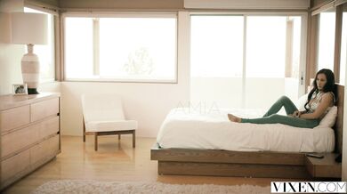 Horny Latina Amia Miley Cheats On Her BF