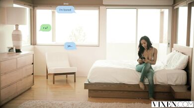 Horny Latina Amia Miley Cheats On Her BF