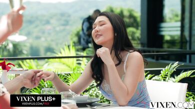 Gorgeous Ashley Aixi And Joanna Wei Compete For His Thick Cock