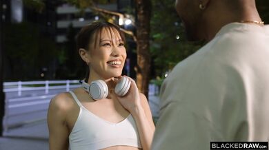 Petite Cutie Momo Sakura Meets Handsome Stranger And Has Amazing BBC Workout