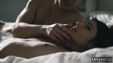 Brunette Adria Rae DPed In Threesome