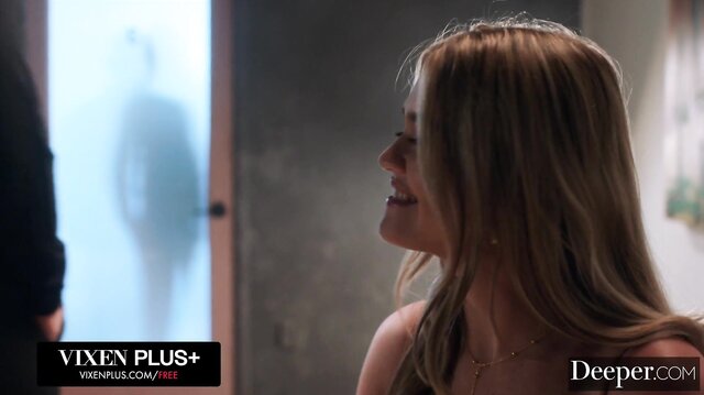 Natural Busty Blonde Angie Faith Gets Used Like A Fuck Toy And Spit-Roasted