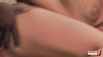 Interracial Threesome With Lovely Olivia Laroche