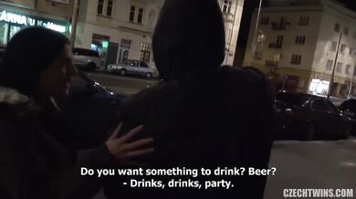 Czech Dellai Twins In Threesome