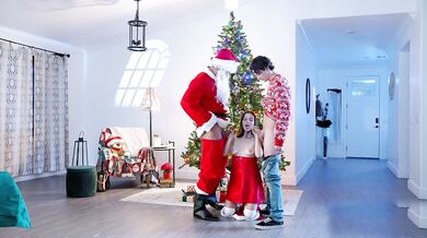 Christmas threesome