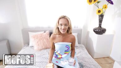 Busty Alexis Kay Stuns Charles Dera With A Spicy Show While Perfecting Her Makeup Look