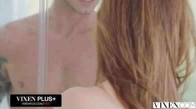 Czech pornstar Little Caprice fucks in a threesome with her two best friends