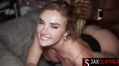 Pretty Blonde Kenzie Anne Gets Wild Interracial Fuck