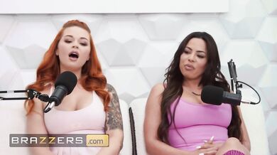 Podcast Turns Wild As Luna Star And Sinatra Monroe Join Ricky Johnson For Threesome Fun